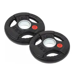 SCORE FIT - Par Discos Olimpicos Grip 2,5 Kg - - Par 2,5 KG