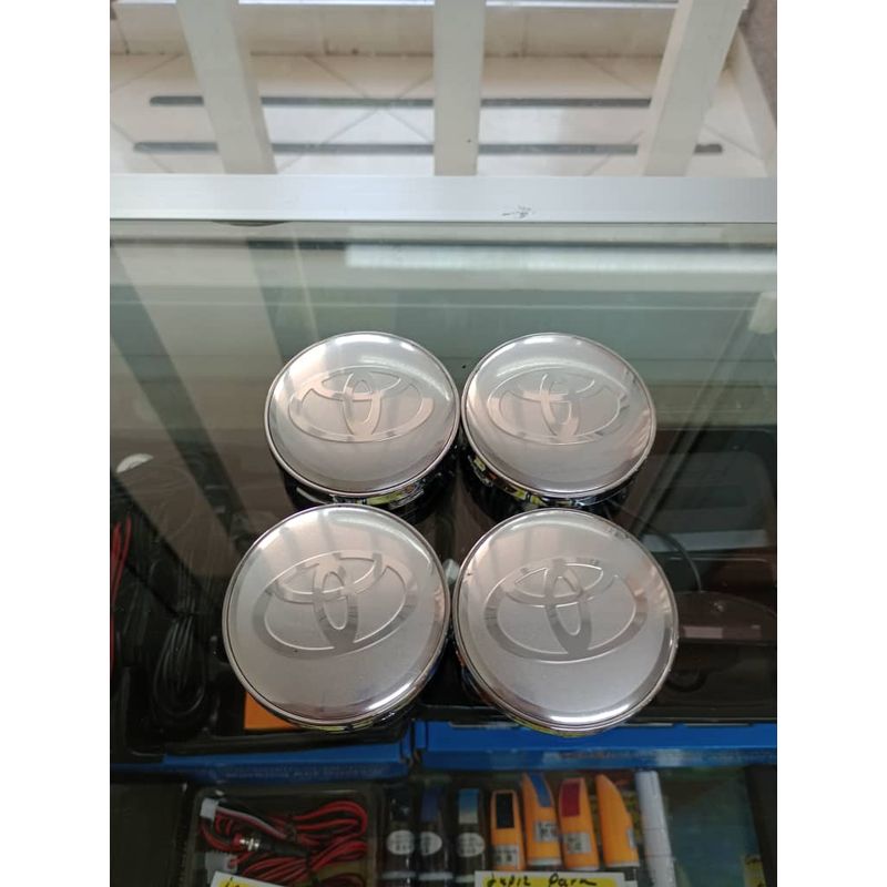 GENERICO - Tapa centro Llantas autos 60mm universal toyota plata