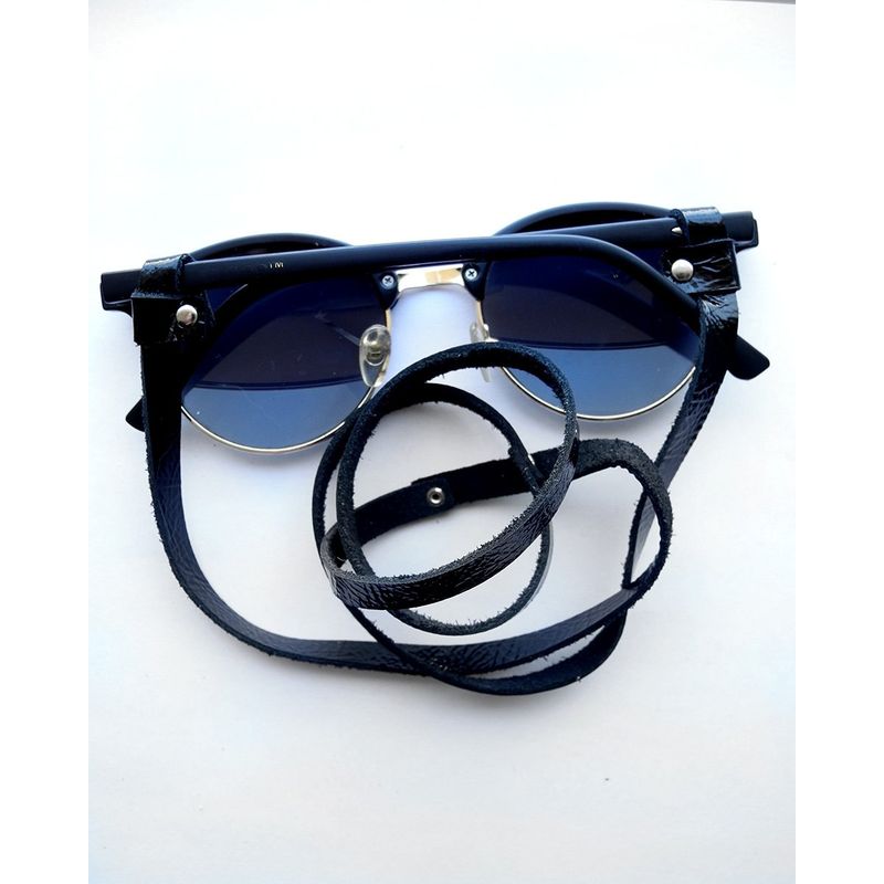 JARDIN DEL ESTE - Strap correa para lentes de Negro charol