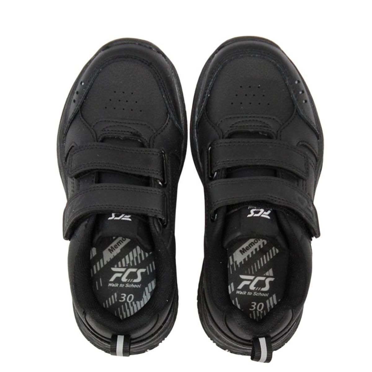 FICCUS - Zapatilla Junior Unisex Escolar Negro