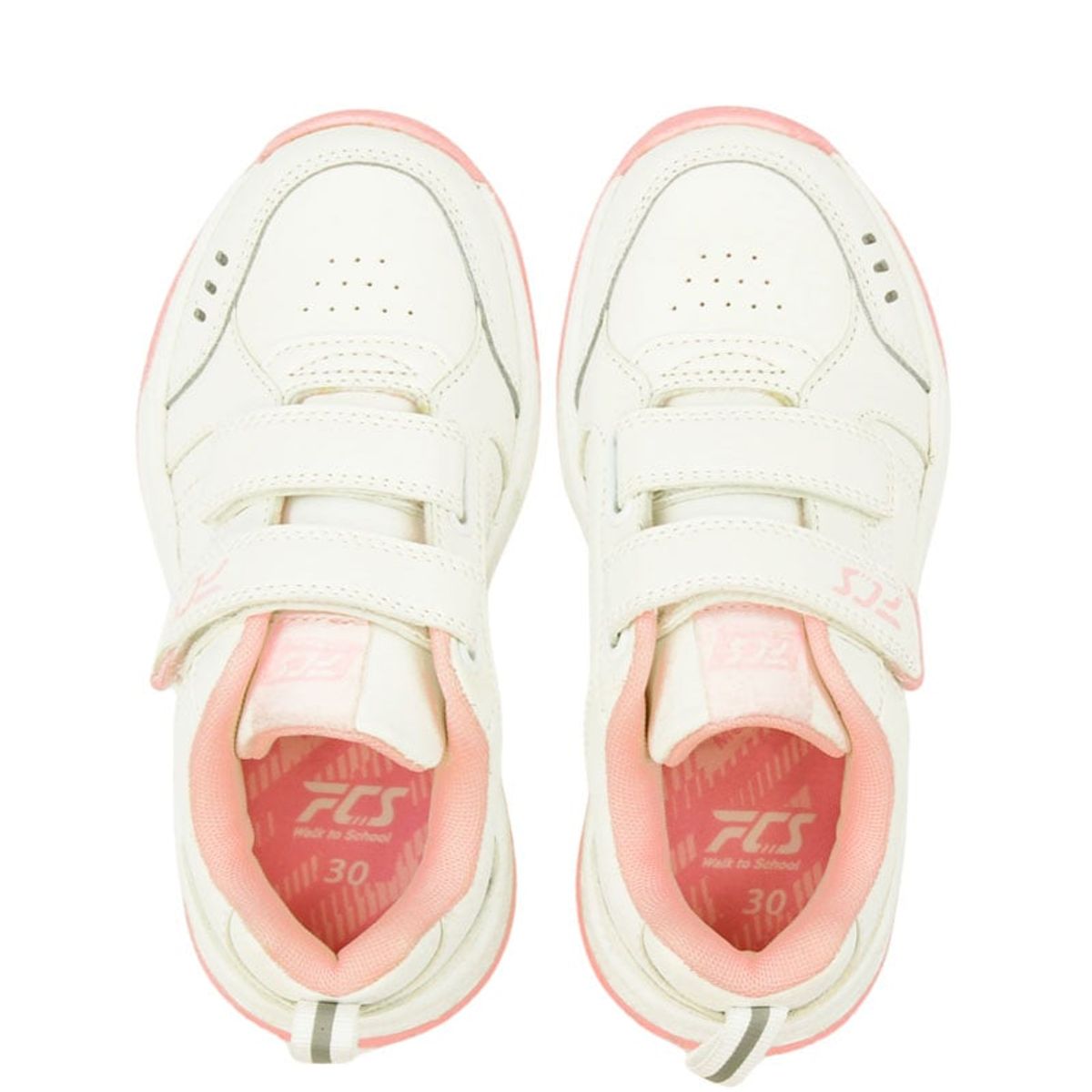 FICCUS - Zapatilla Junior Unisex Escolar Blanco