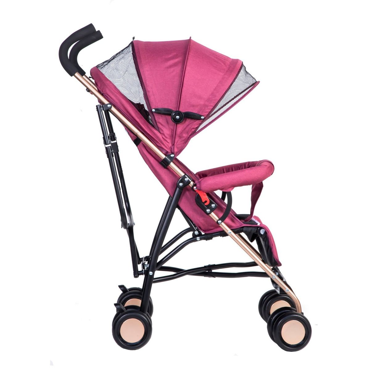 VOYAGE - Coche Paragua Oso Burgundy