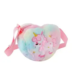 GENERICO - Cartera linda unicornio niña 20x16cm