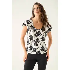 ASH - Polera Estampada Negro