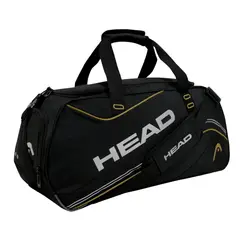 HEAD - Bolso Deportivo Combat 45 Negro Mostaza
