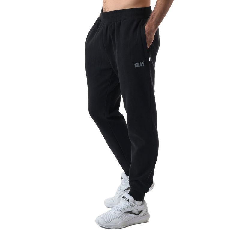 TILKI - Pantalón Tilki Algodón Lehinde Negro Tenis Padel