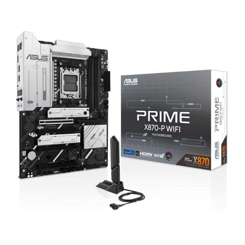 ASUS - Tarjeta madre Asus Prime X870-P WIFI ATX AM5
