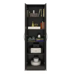 HOME MOBILI - Despensa Aurora Negro 2 Puertas