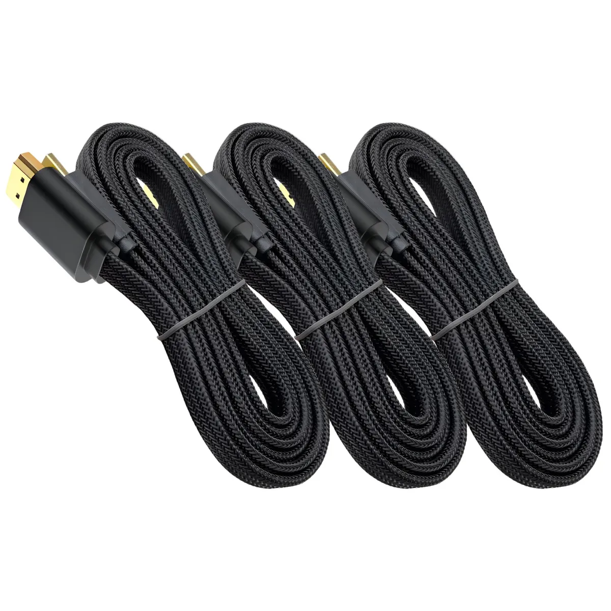 GENERICO - Pack 3 Cable Hdmi 3 Metros 2.0 Ultra Hd 4k 3d Alta Velocidad