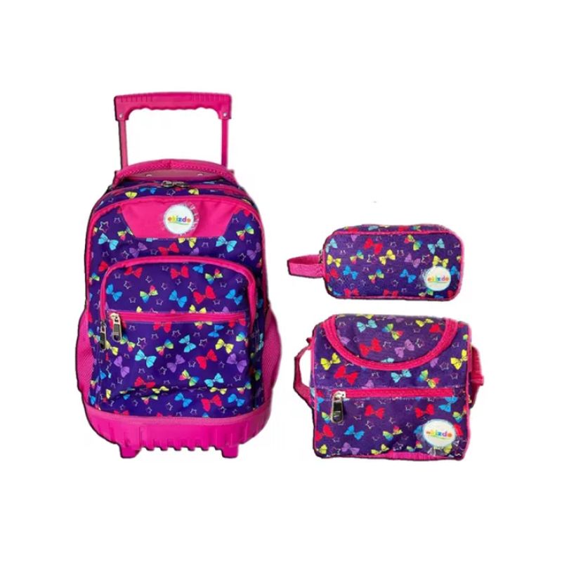 GENERICO - Mochila Con Ruedas  Lochera  Estuche Ekizde D4 Jp Ideas