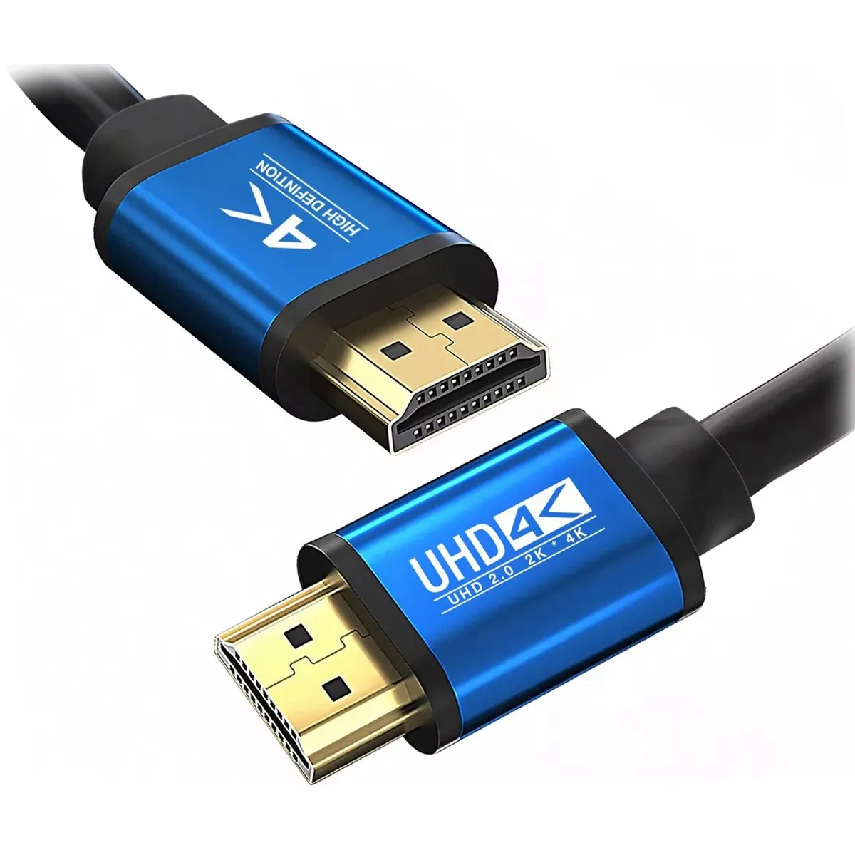 GENERICO - Pack 3 Cables Hdmi 4k Uhd V 2.0 2160p 5 Metros Alta Rapidez