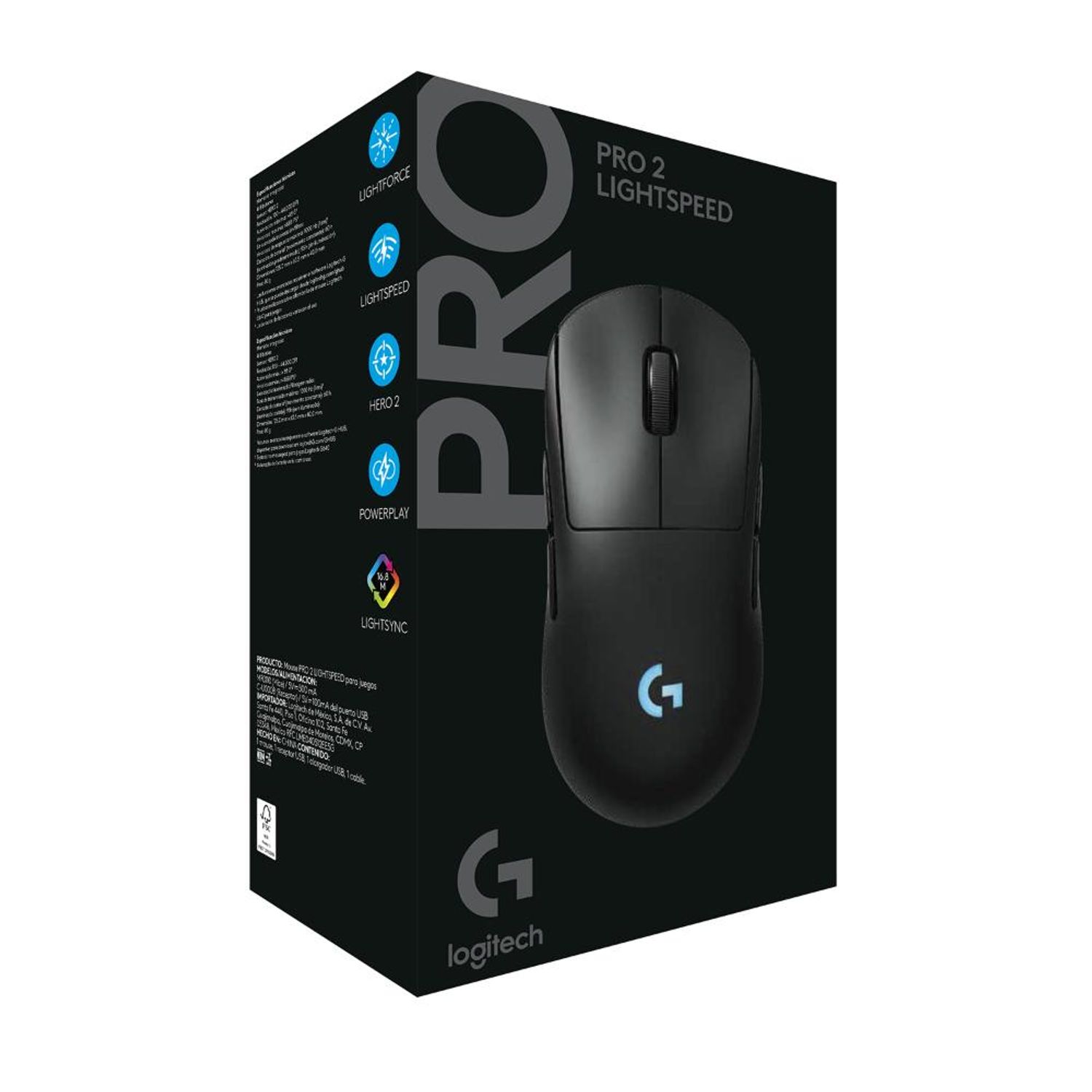 LOGITECH Mouse Logitech G Pro 2 Lightspeed | Falabella Chile