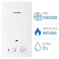 JUNKERS - CALEFON GAS NATURAL 13L TIRO FORZADO WR13-2 KM E23