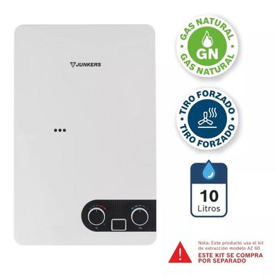 Imagen 2 del producto CALEFON WD 10 KME 23 GAS NATURAL 10 L TIRO FORZADO