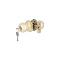 GENERICO - Cerradura De Pomo Para Dormitorio O Baño Dorada