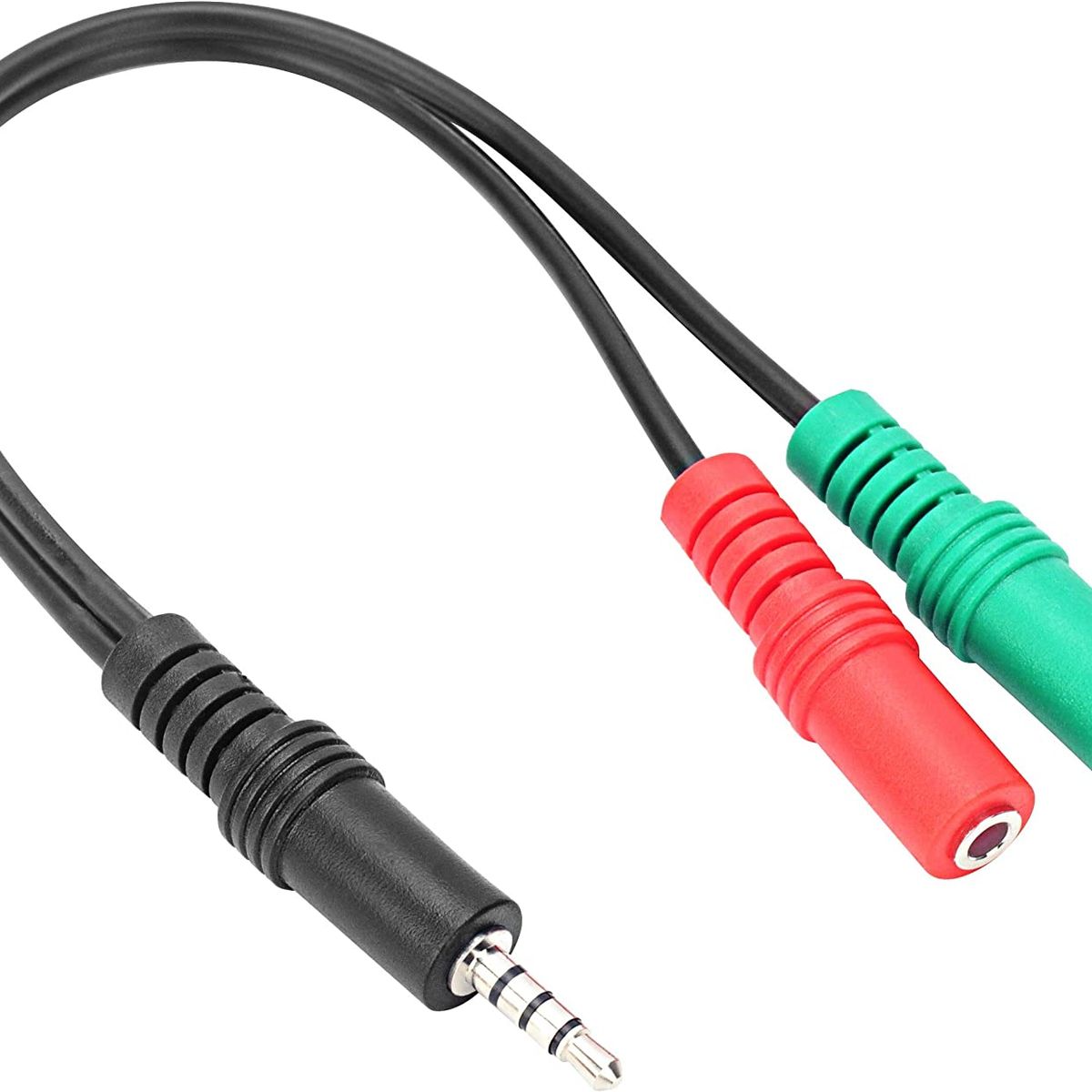 GENERICO - Pack 3 Cable Auxiliar Jack Cable Aux Divisor De Microfono
