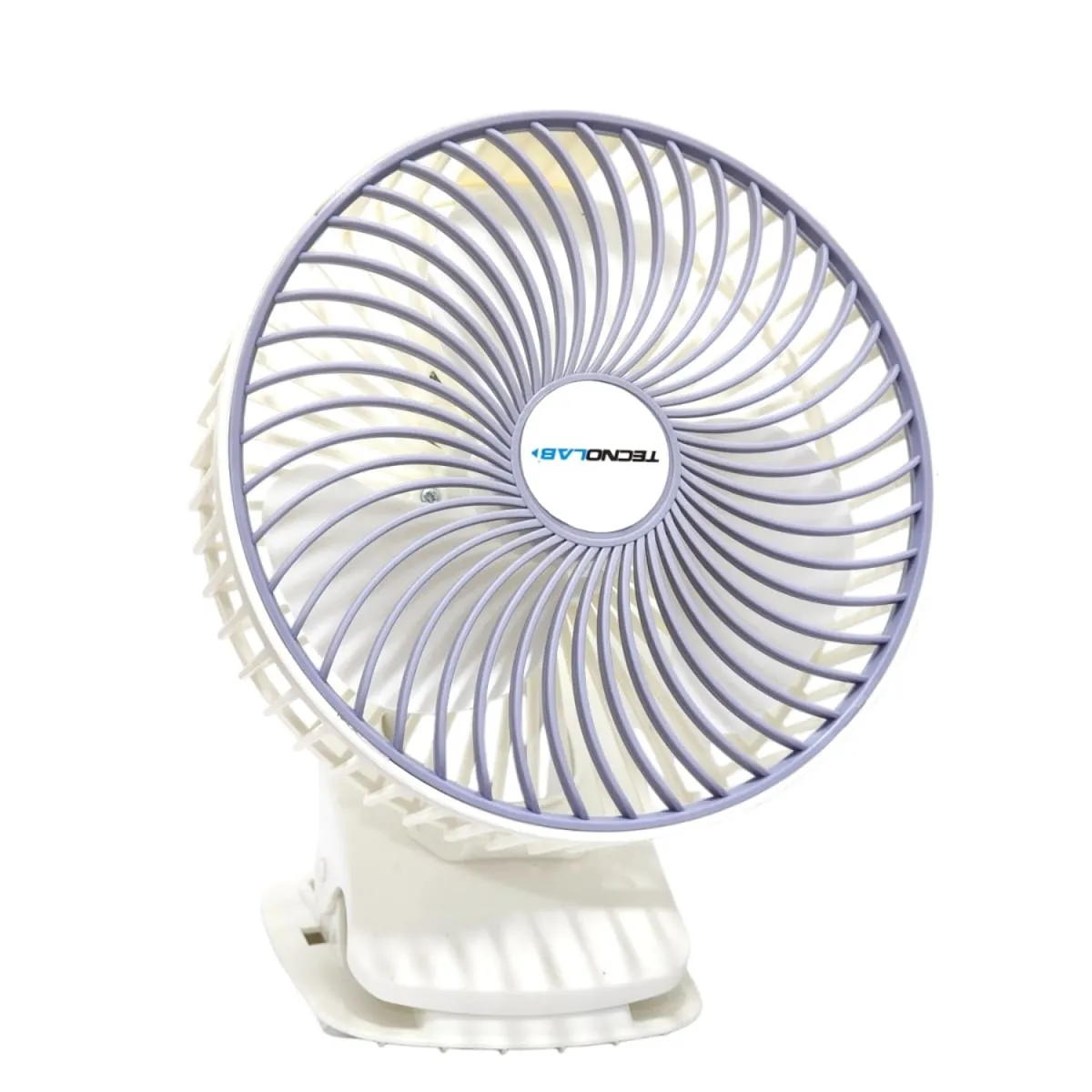 TECNOLAB - Ventilador Clip Portátil Recargable Tecnolab TL674 blanco