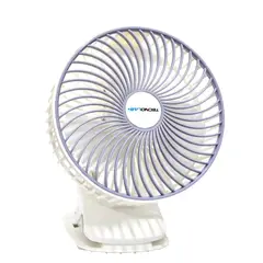 TECNOLAB - Ventilador Clip Portátil Recargable TL674 blanco