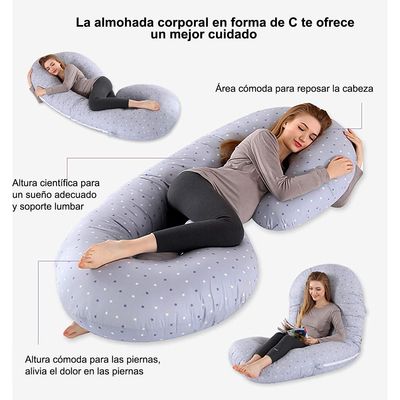 Imagen 2 del producto Cojín Almohada Maternal + Funda Extra Suave