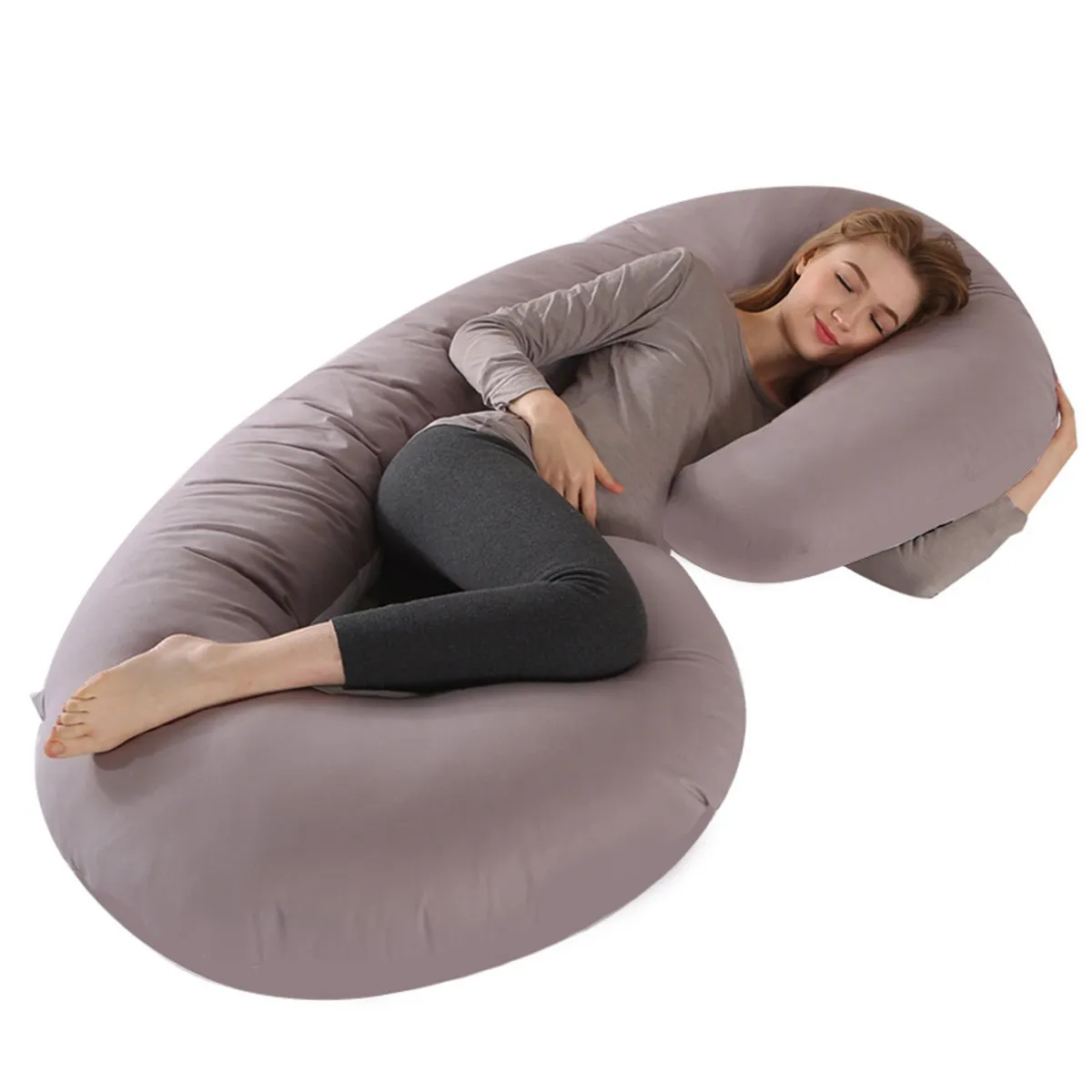 BITART - Cojín Almohada Maternal + Funda Extra Suave