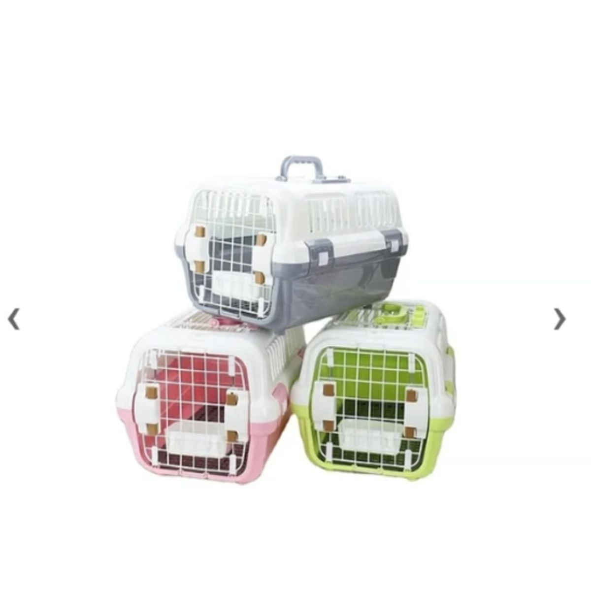 GENERICO - Caja Canil Transportadora Ventilación Perro 46 X 31 Cm