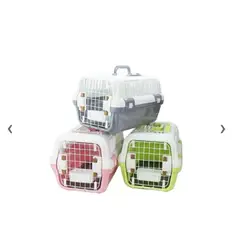 GENERICO - Caja Canil Transportadora Ventilación Perro 46 X 31 Cm