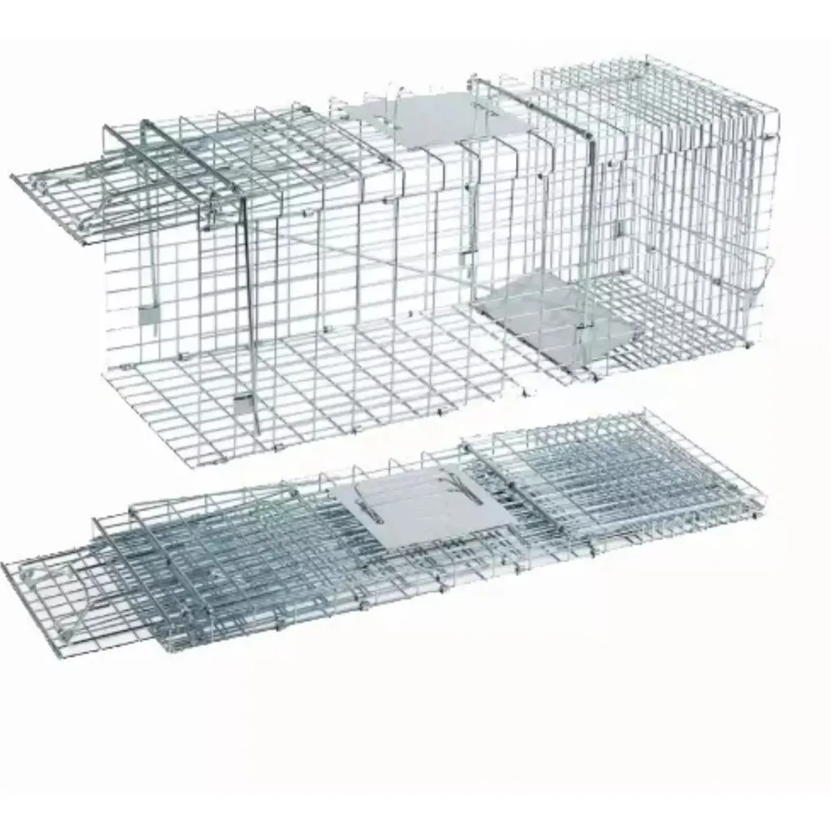 MUNDO MAGIA - Jaula Trampa Para Captura Gatos 36x34x94cm