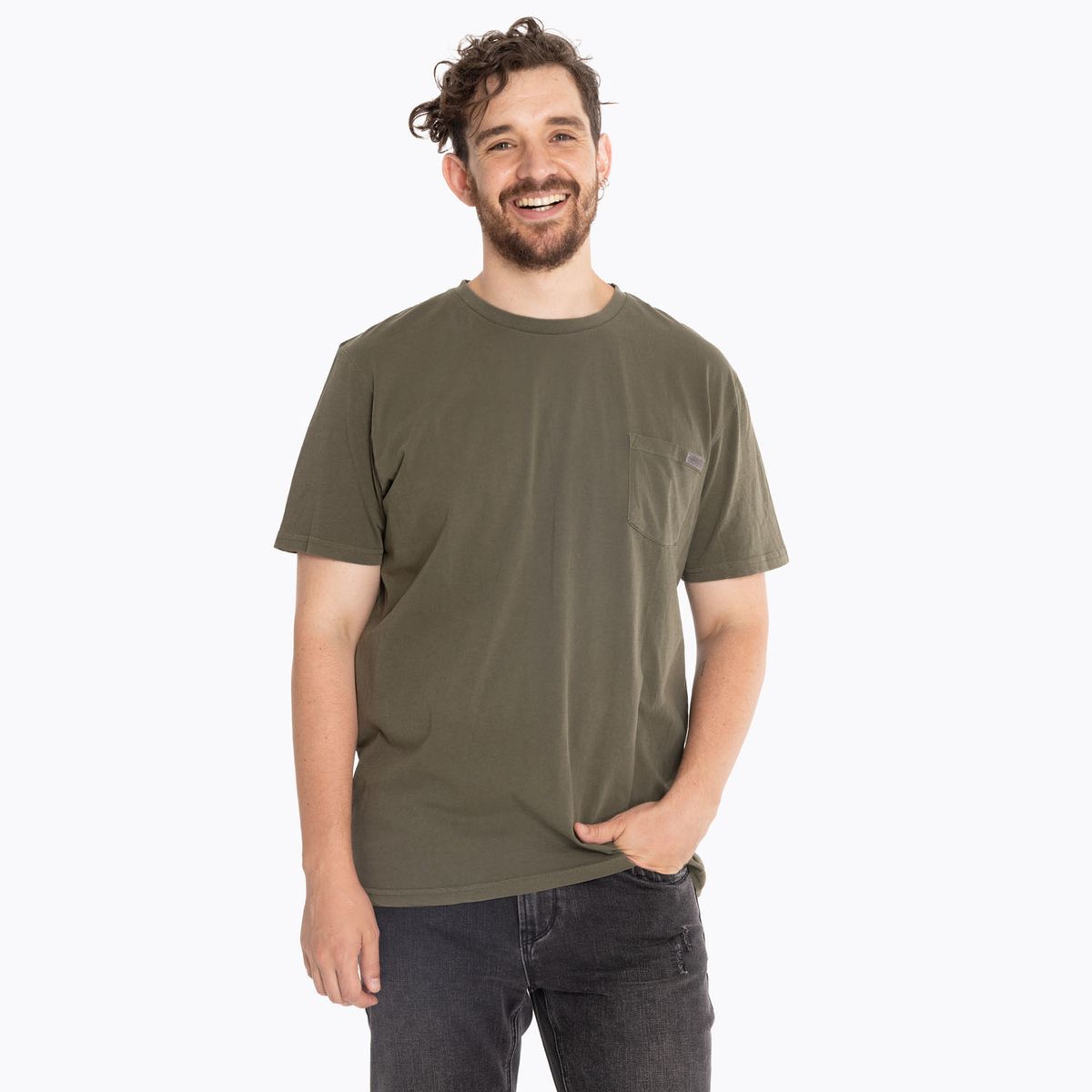 MERRELL - Polera Hombre Pocket 2 Oliva MERRELL