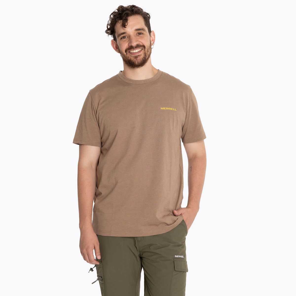 MERRELL - Polera Hombre Logo Fast Café MERRELL