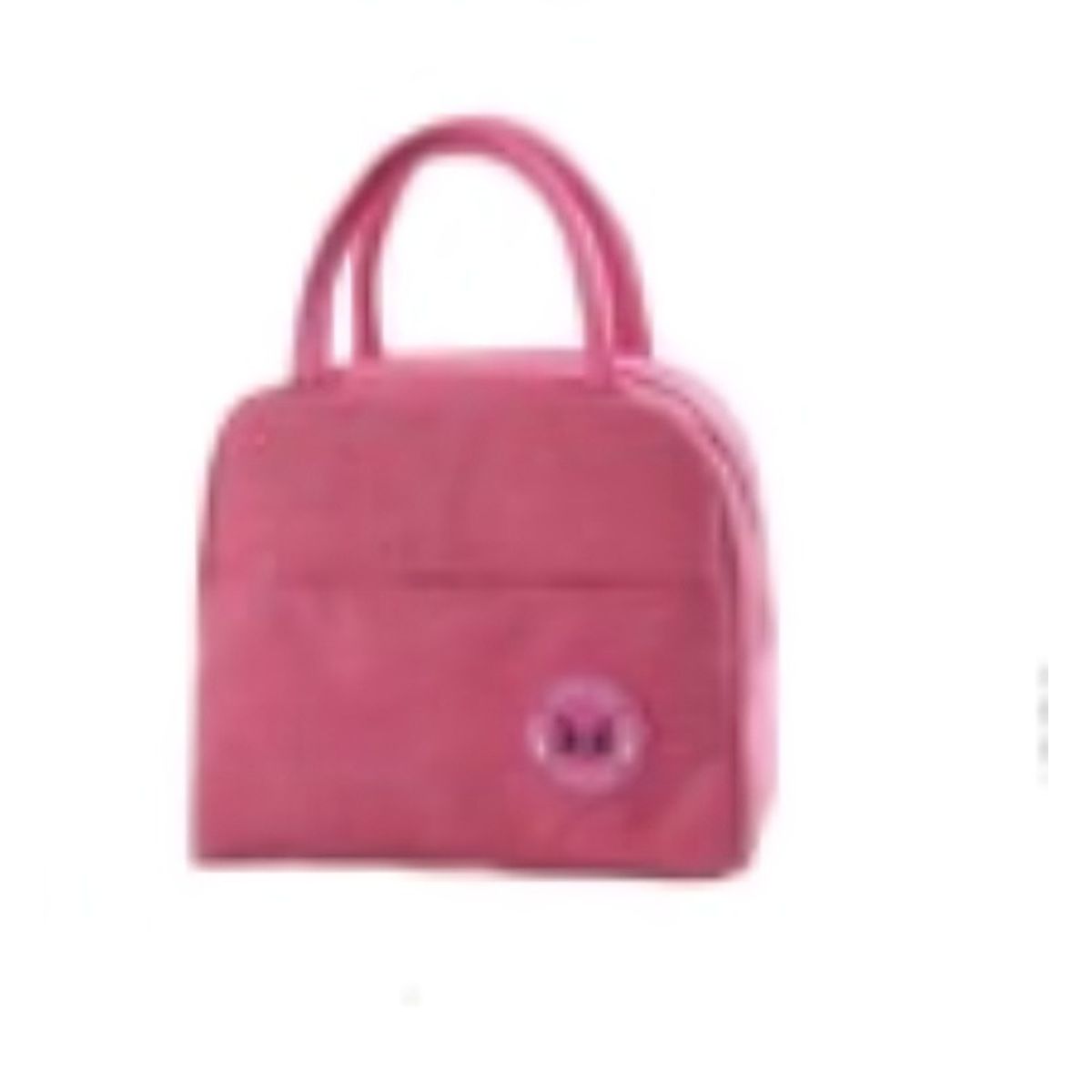 OEM - Lonchera Termica Escolar Infantil Color Liso Rosado