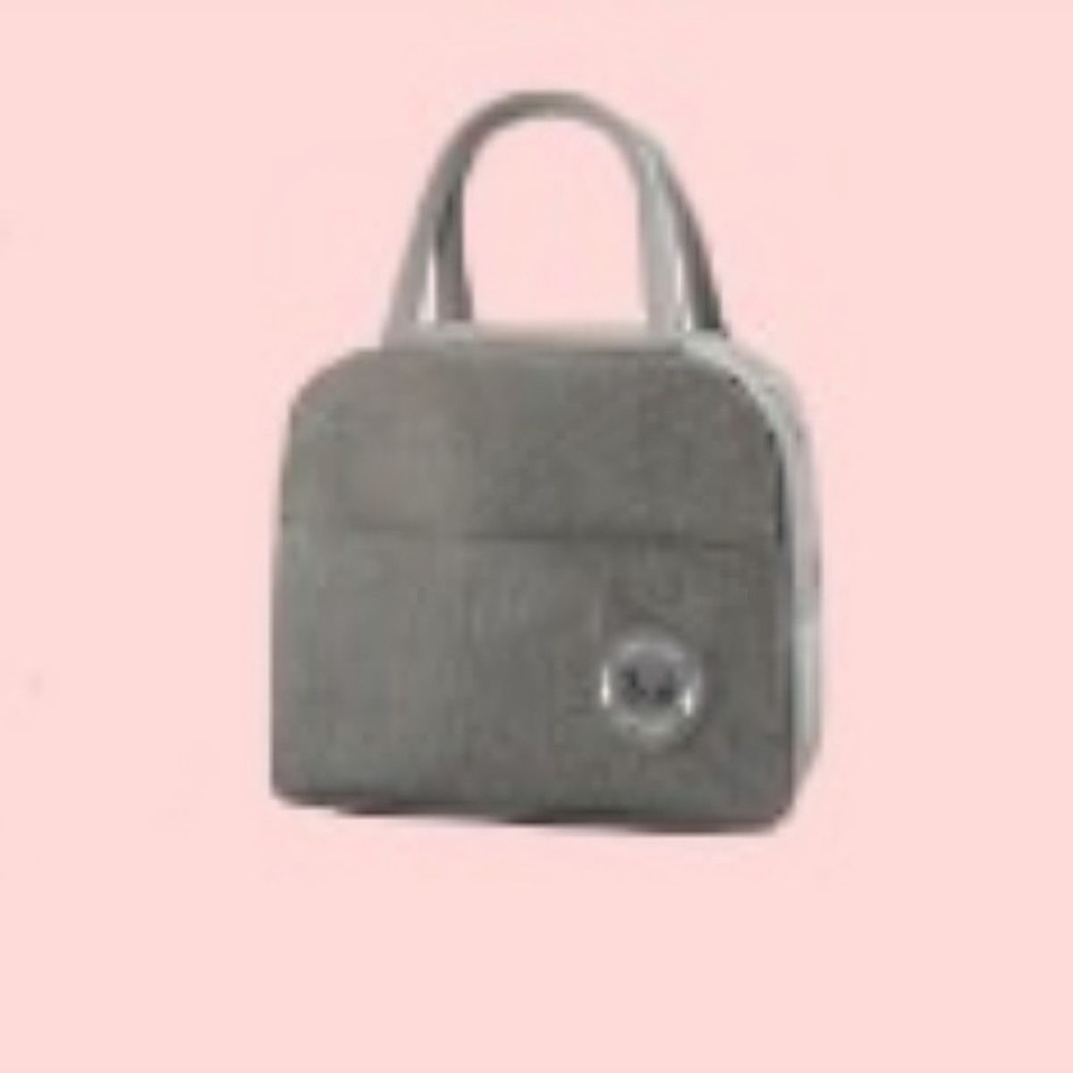 OEM - Lonchera Termica Escolar Infantil Color Liso Gris