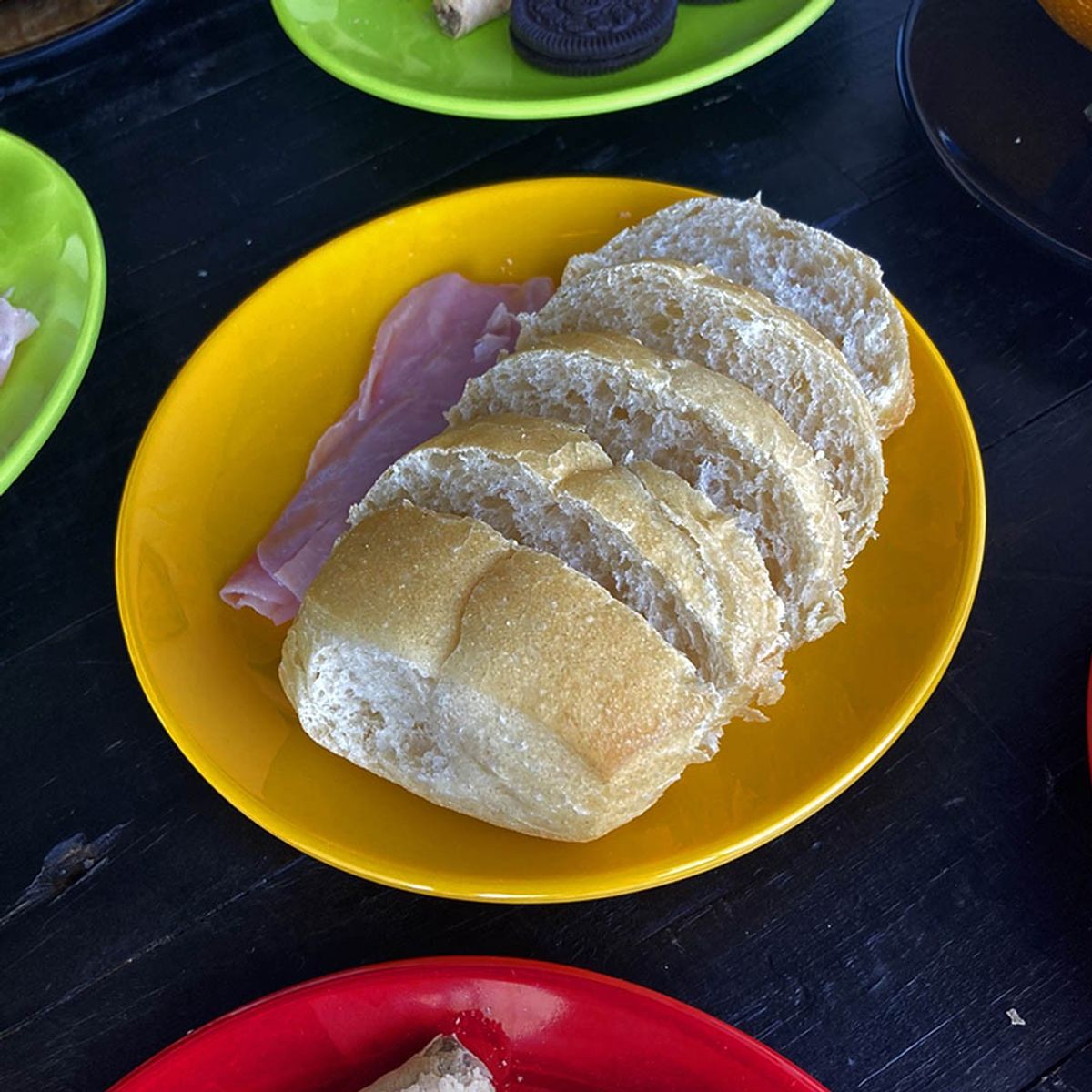 GENERICO - Set de 4 Platos Melamina 16 Cm Amarillo