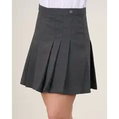 POLEMIC - Falda Escolar Azul o Gris Talla 38 a 48 Uniforme