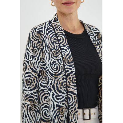 Imagen 2 del producto Tapado Abierto Negro Mujer Magriffe