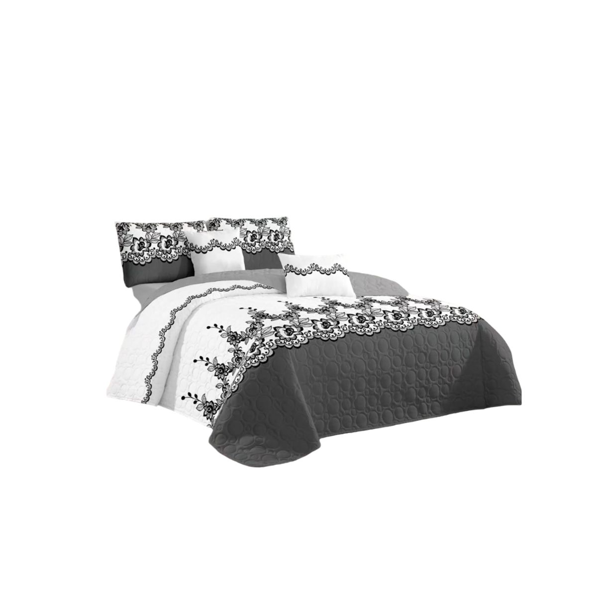 GENERICO - Cubrecama Quilt De Verano King Diseños Estampados Floral