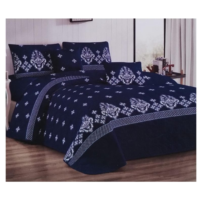 GENERICO - Cubrecama Quilt De Verano King Diseños Estampados Floral