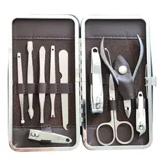 OEM - Set de Manicura 10 Piezas con Estuche 50051