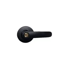 GENERICO - Cerradura Manilla Negra Para Puertas Seguro Boton