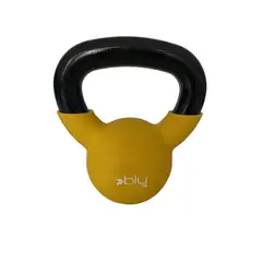 BLU FIT - Pesa Rusa Kettlebell Neoprene 4 kg Amarilla