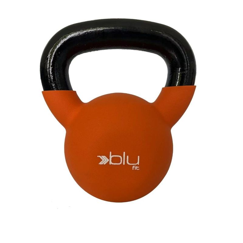 BLU FIT - Pesa Rusa Kettlebell Neoprene Blu Fit 10 kg Naranja