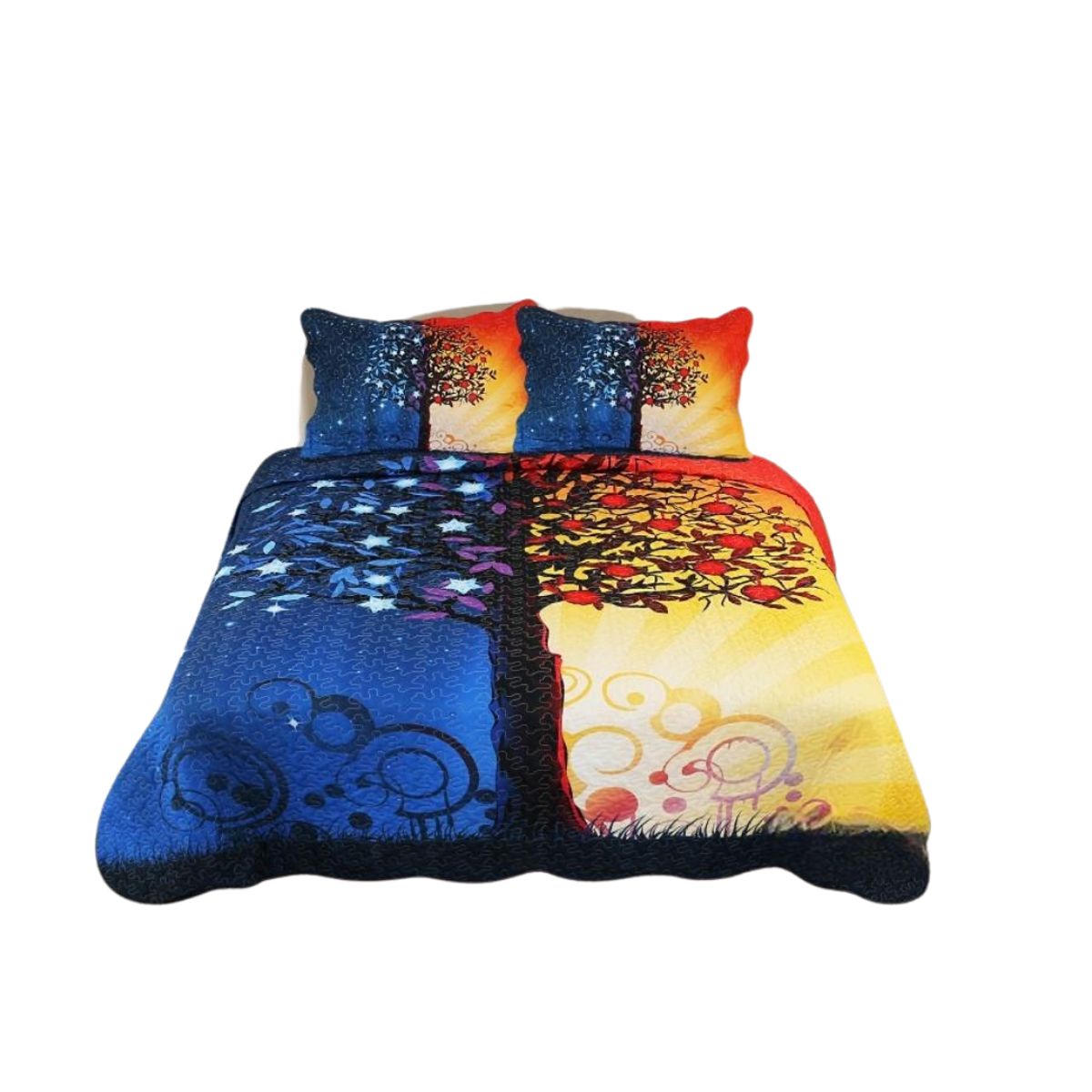 GENERICO - Cubrecamas de verano Quilt 2 Plazas diseños Estampados