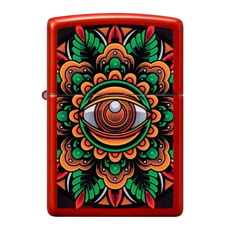 ZIPPO - Encendedor Zippo Counter Culture Eye Rojo ZP48678 - Rojo