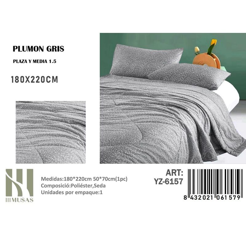 ANGELES DEL HOGAR - PLUMON PLAZA Y MEDIA III MUSAS GRIS