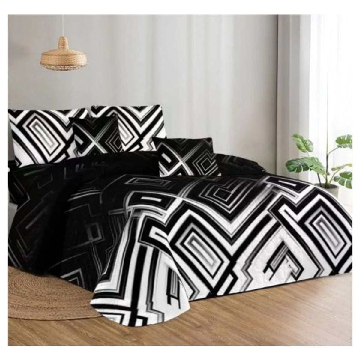 GENERICO - Cubrecamas de verano Quilt 2 Plazas diseños Estampados