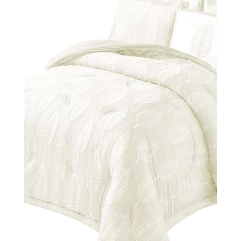 GENERICO - CUBRECAMA SEMI ACOLCHADO 2 PLAZAS + 2 FUNDAS DE ALMOHADAS