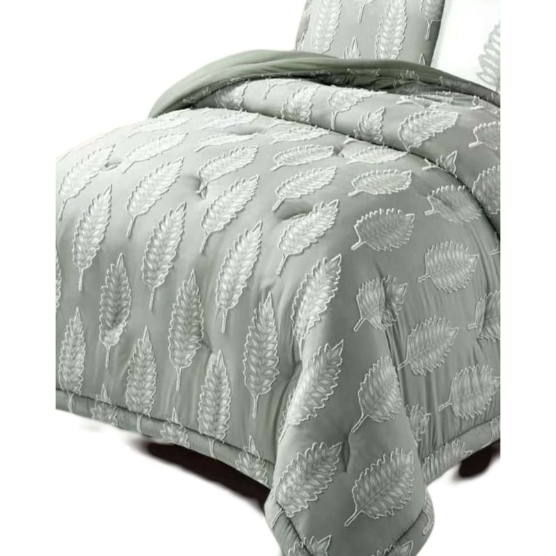 GENERICO - CUBRECAMA SEMI ACOLCHADO 2 PLAZAS + 2 FUNDAS DE ALMOHADAS