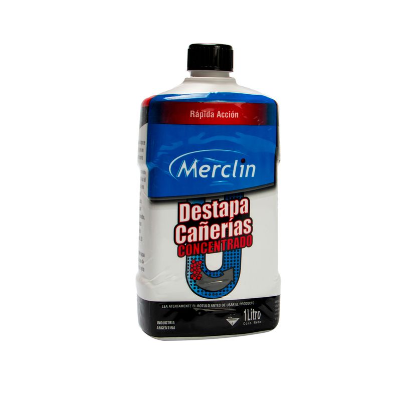 GENERICO - Destapa cañerías concentrado Merclin 1 Lts