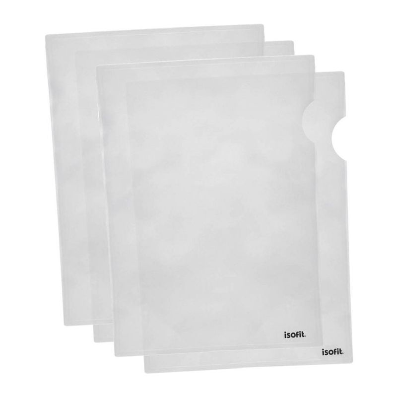 ISOFIT - Carpeta L A4 Transparente Isofit