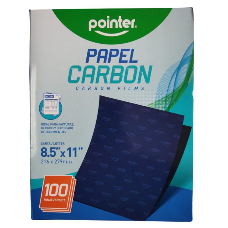 GENERICO - Papel Calco Tamano Carta Azul 100hjs Pointer