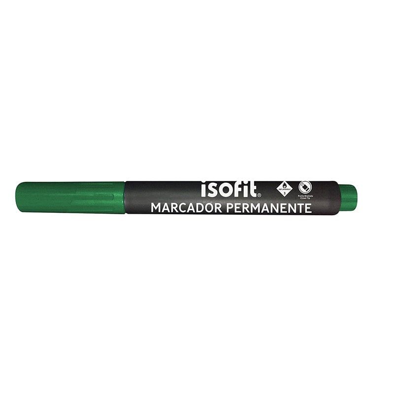 ISOFIT - Plumon Isofit Permanente Punta Biselada Verde